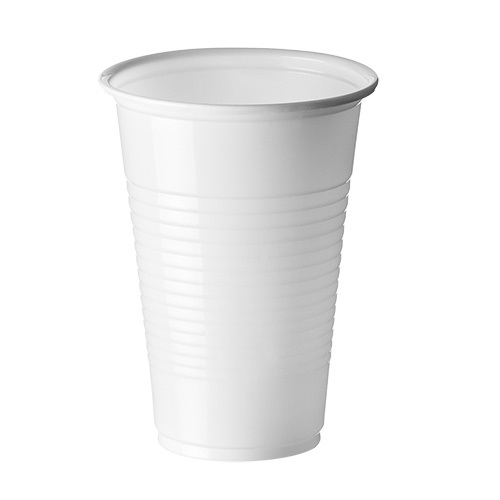 VASO PLASTICO BLANCO 220 caja de 3000 udes.                                                                                                                                                                                                                      